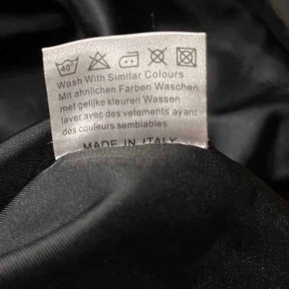 Vintage 90s Gucci Textured Black Floral Sleeveless Dress Large - Picture 8 of 9